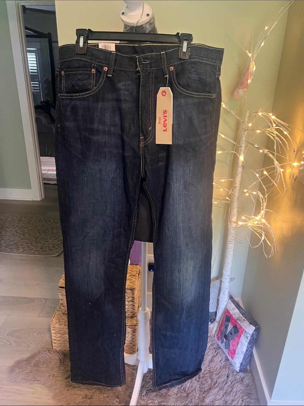 Levi's Men's Indigo Straight Leg Jeans